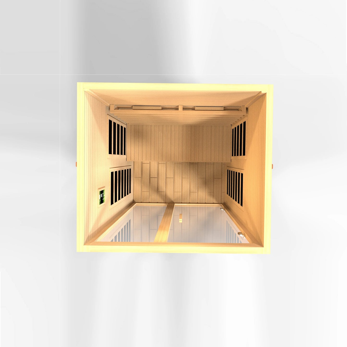 GoldenDesigns DYN-6209-03 FS Dynamic Santiago 2-Person Full Spectrum Near Zero EMF FAR Infrared Sauna (New) Image 5