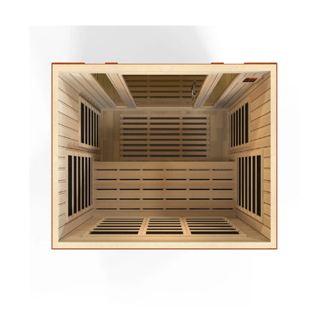 GoldenDesigns DYN-6306-02 Dynamic Bellagio Low EMF Far Infrared Sauna (New)