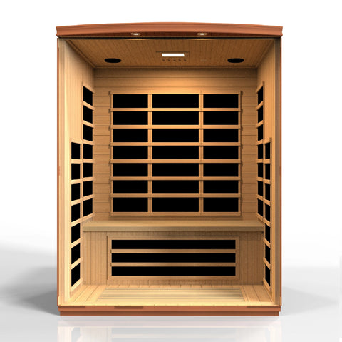 GoldenDesigns DYN-6336-02 Dynamic Lugano Low EMF Far Infrared Sauna (New)