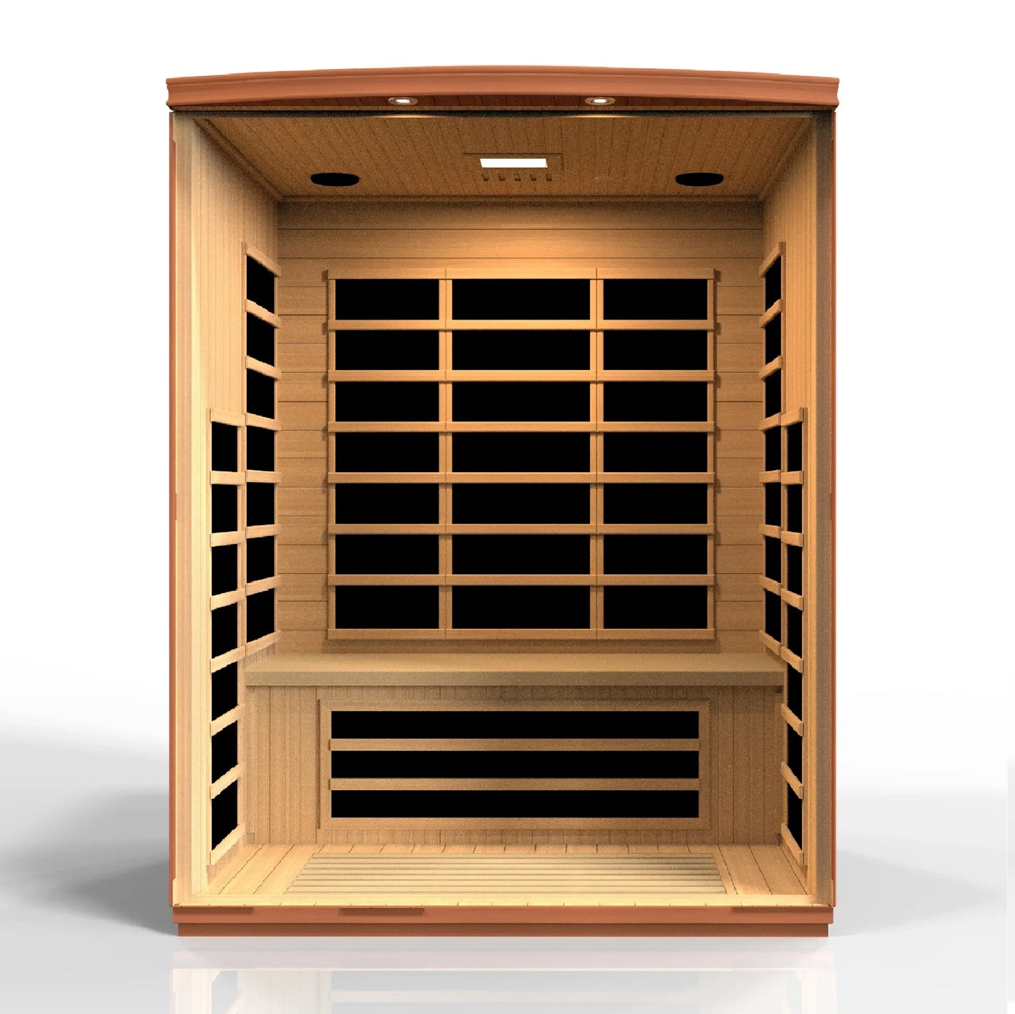 GoldenDesigns DYN-6336-02 Dynamic Lugano Low EMF Far Infrared Sauna (New) Image 4