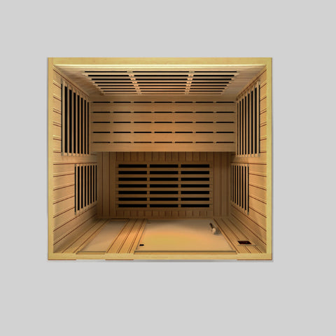 GoldenDesigns DYN-6336-02 Dynamic Lugano Low EMF Far Infrared Sauna (New)