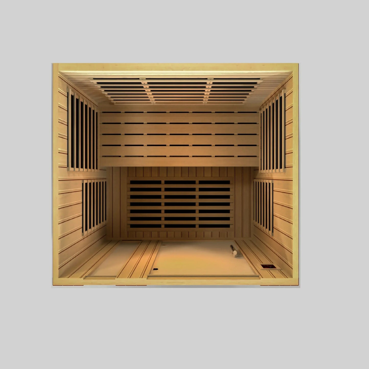 GoldenDesigns DYN-6336-02 Dynamic Lugano Low EMF Far Infrared Sauna (New) Image 5