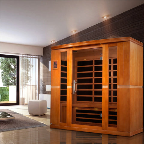 GoldenDesigns DYN-6440-01 Dynamic "Bergamo" Low EMF Far Infrared Sauna (New) Image 4