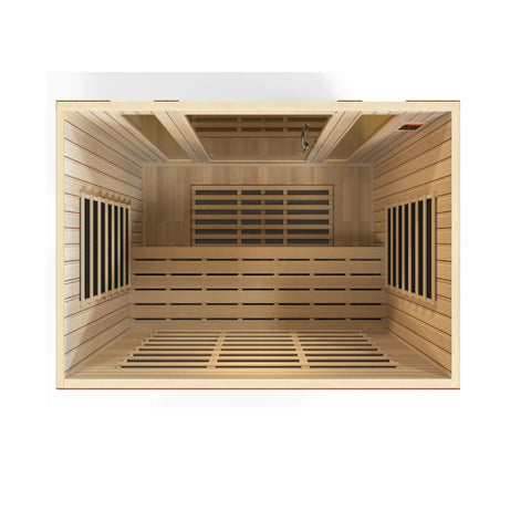 GoldenDesigns DYN-6440-01 Dynamic "Bergamo" Low EMF Far Infrared Sauna (New)