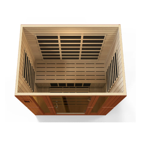 GoldenDesigns DYN-6440-01 Dynamic "Bergamo" Low EMF Far Infrared Sauna (New)