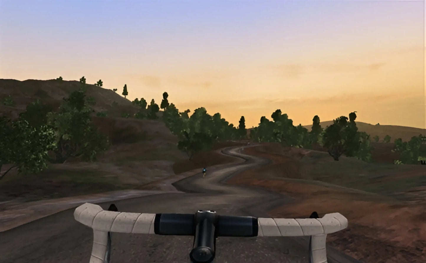 Expresso Fitness HD Recumbent Bike HDR (Remanufactured) - Virtual Reality Video Console View