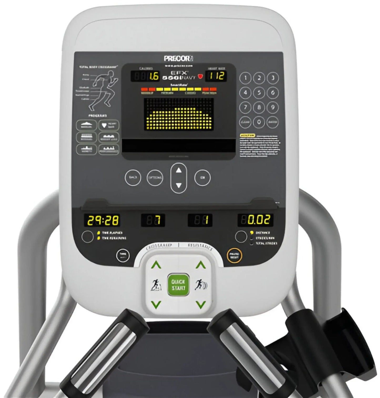 Precor EFX 556i Navy Elliptical Cross-Trainer (Remanufactured) Image 3