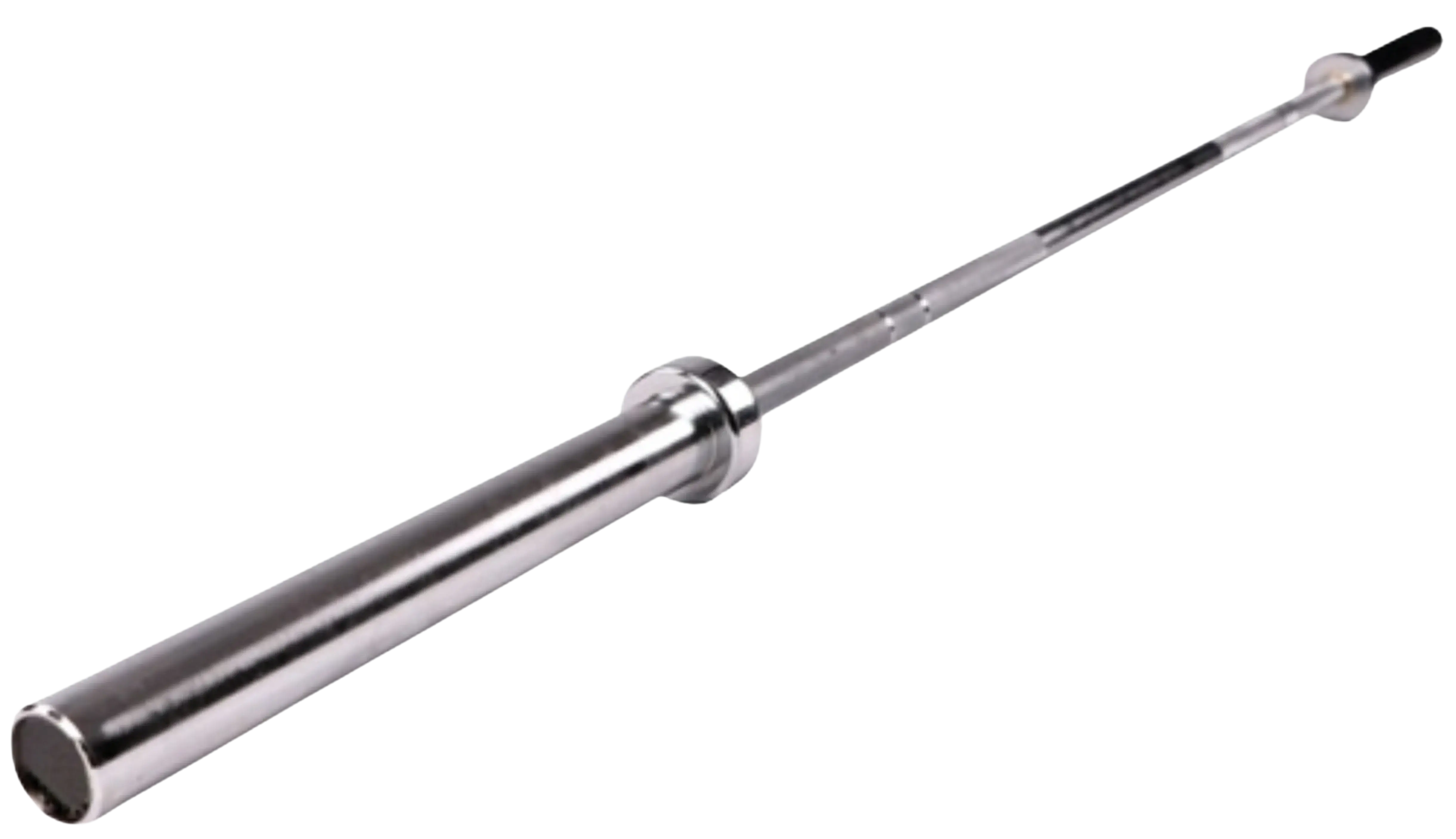 French Fitness 6' (72") 33 Lb Women's Olympic Power Bar -1000 Lb (New) - Angled View