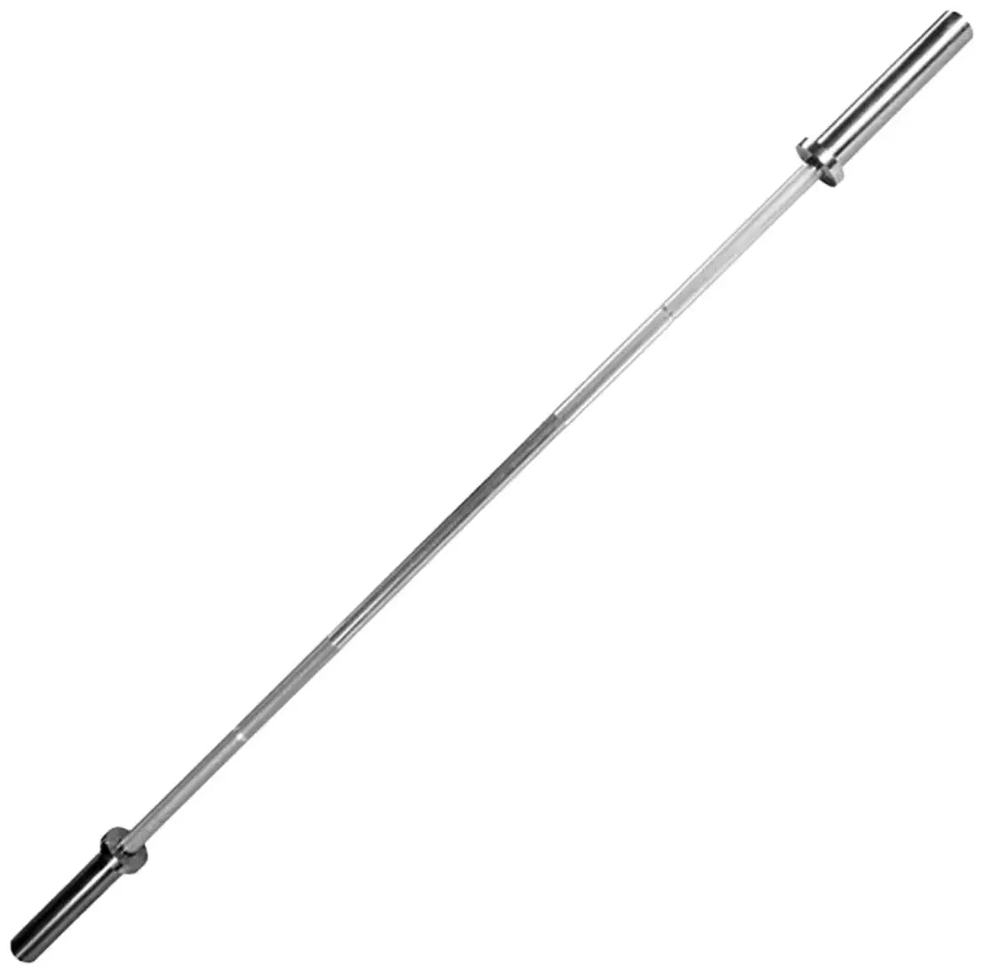French Fitness 6' Aluminum Olympic Technology Bar - 17 lbs (New) - Front View