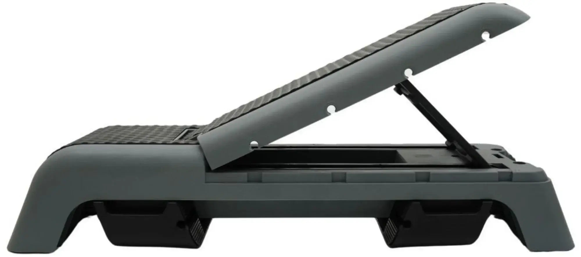 French Fitness - Aerobic Deck Multifunctional Adjustable Bench (New) - Side View