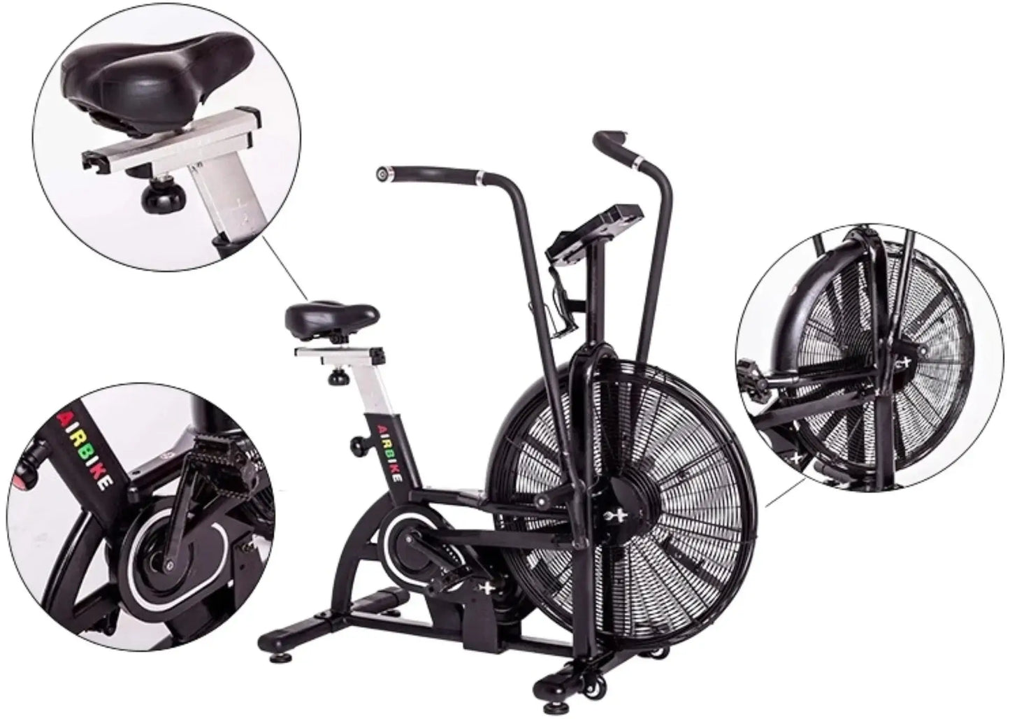 French Fitness FF-AFB Air Fan Bike (New) Image 4