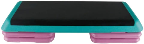 French Fitness - Aerobic Step w/ Adjustable Risers (New) - Front View