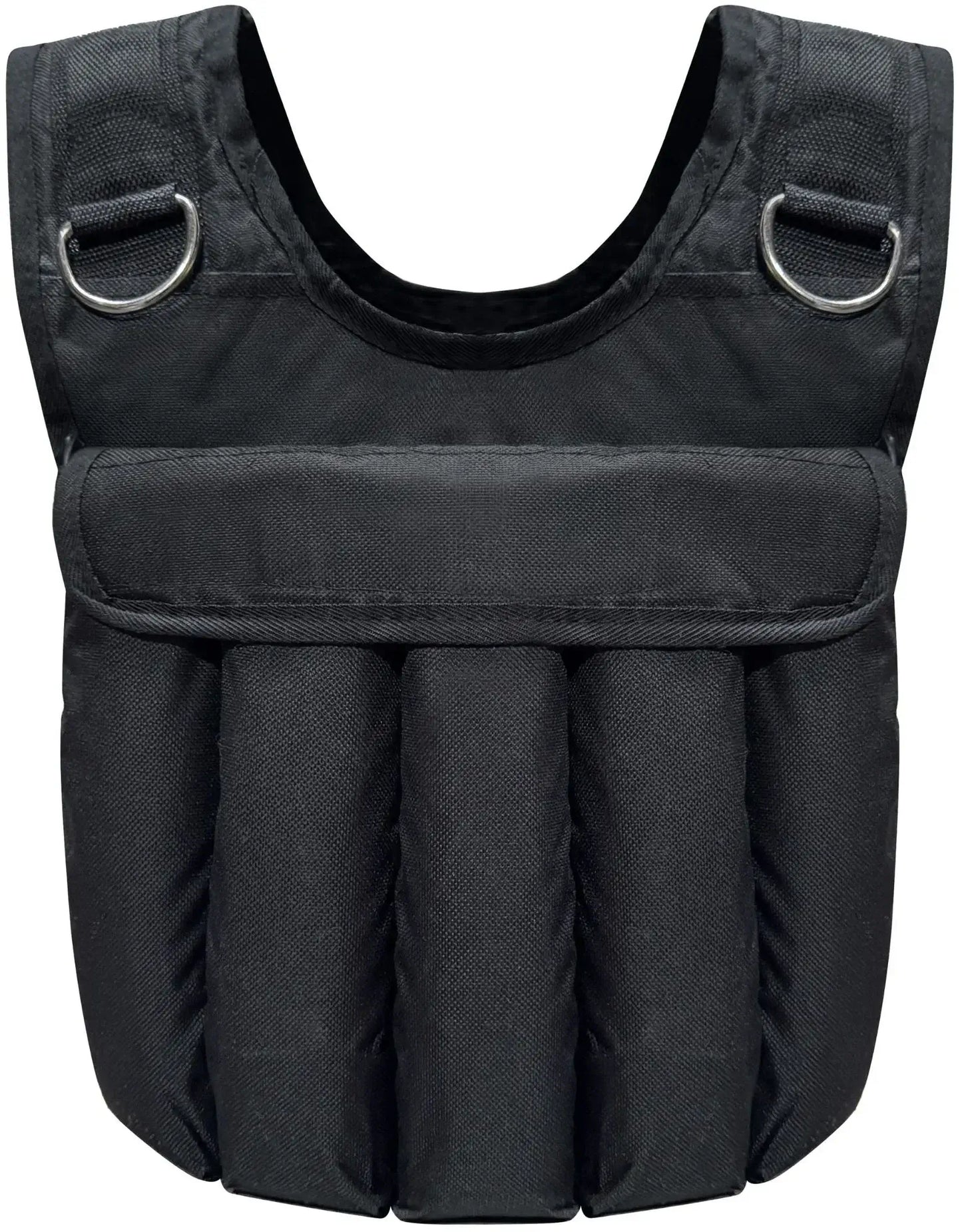 French Fitness - Adjustable Weighted Vest, 40 lbs (New) - Rear View