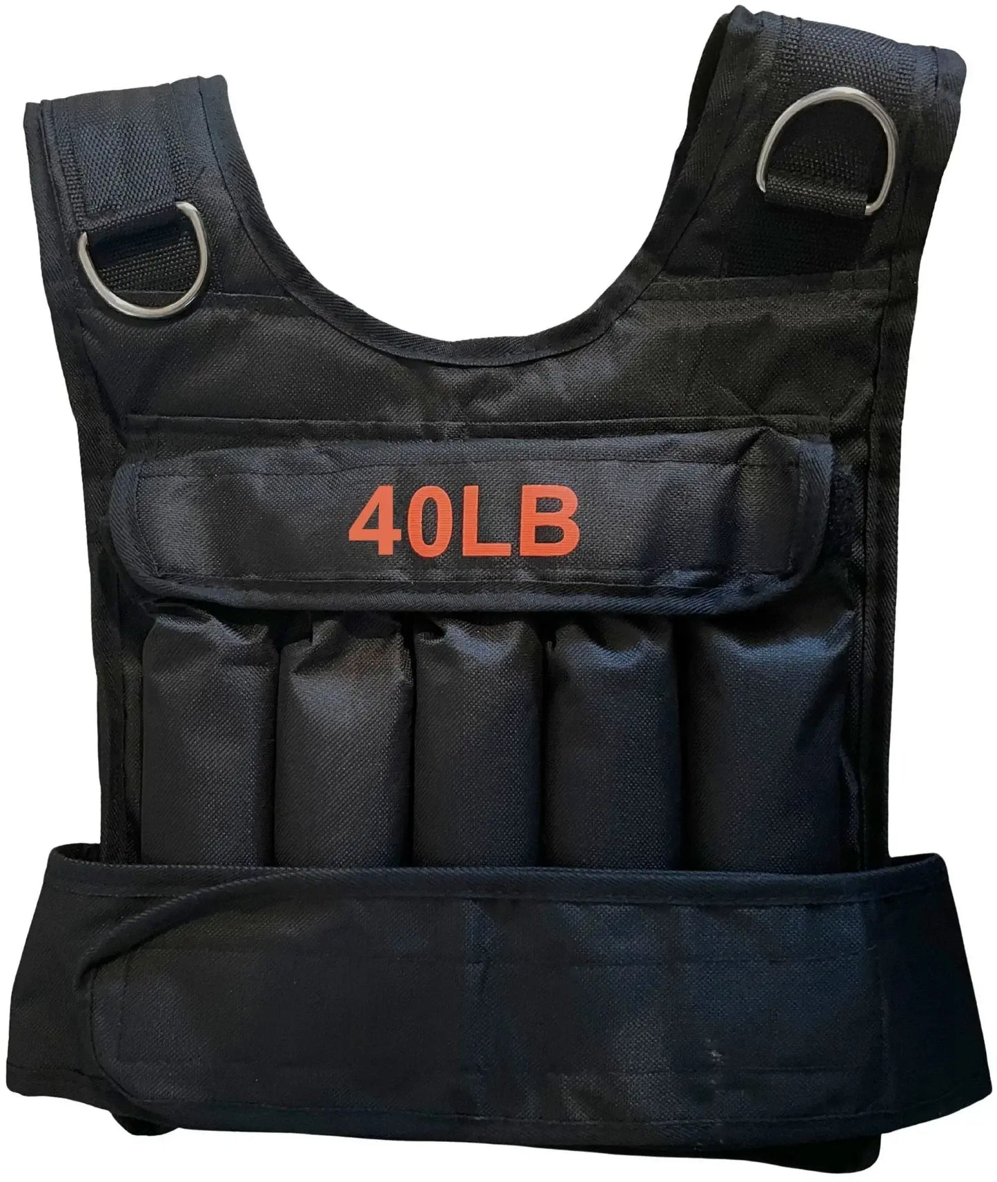 French Fitness - Adjustable Weighted Vest, 40 lbs (New) - Front View