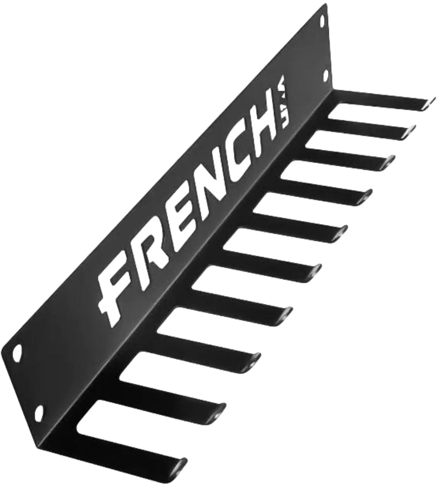 French Fitness - Belt & Band Hanger Wall Mounted Rack (New) - Side View