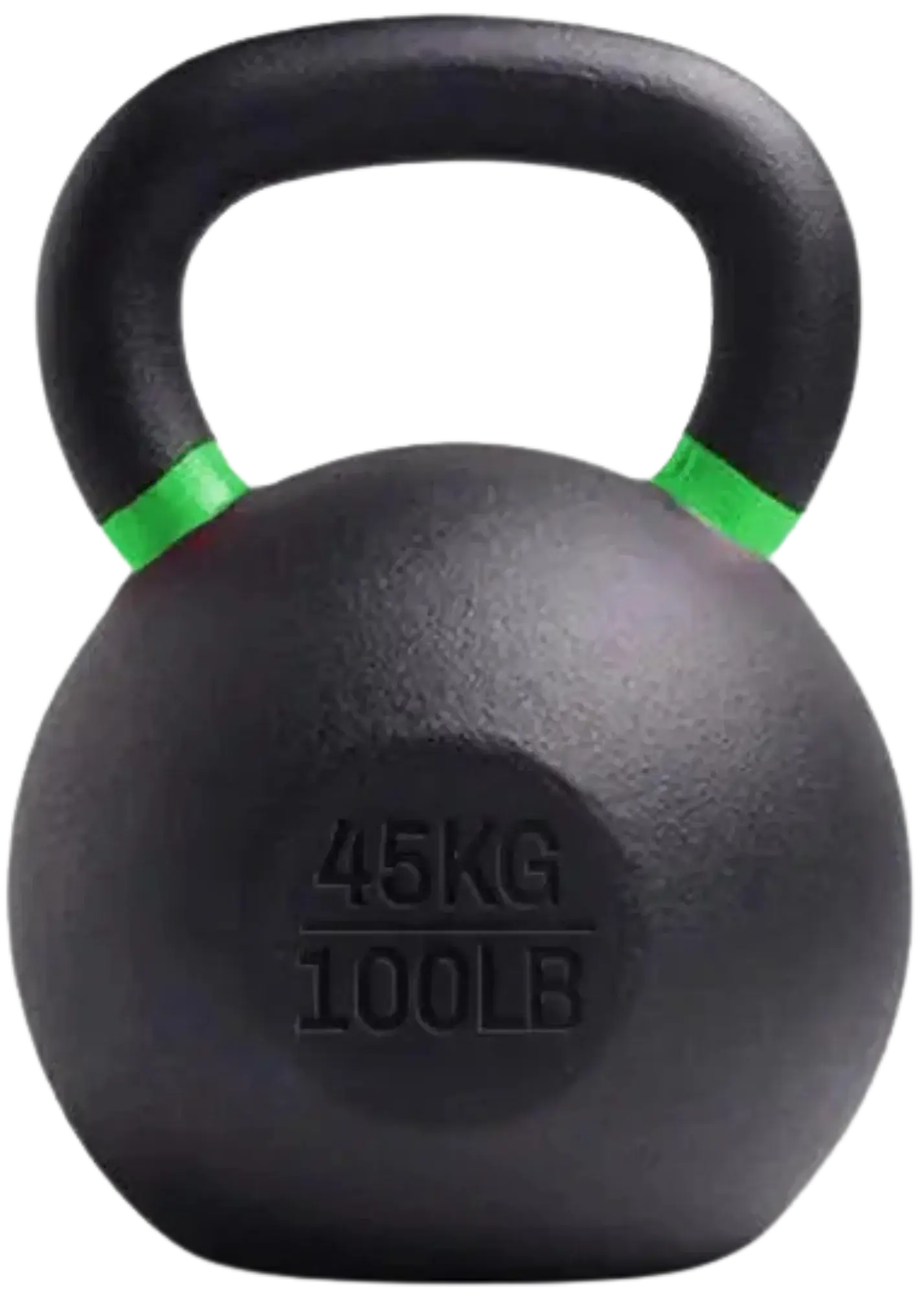 French Fitness - Cast Iron Kettlebell 100 lbs (New) - Front View
