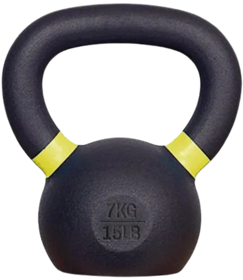 French Fitness Cast Iron Kettlebell 15 lbs (New)