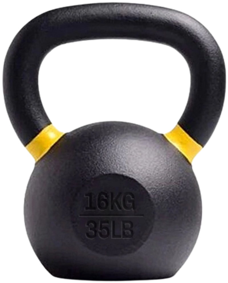 French Fitness Cast Iron Kettlebell 35 lbs (New)