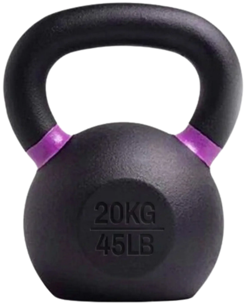 French Fitness - Cast Iron Kettlebell 45 lbs (New) - Front View