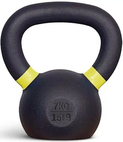 French Fitness - Cast Iron Kettlebell Set 5-70 lbs (New) - Front View