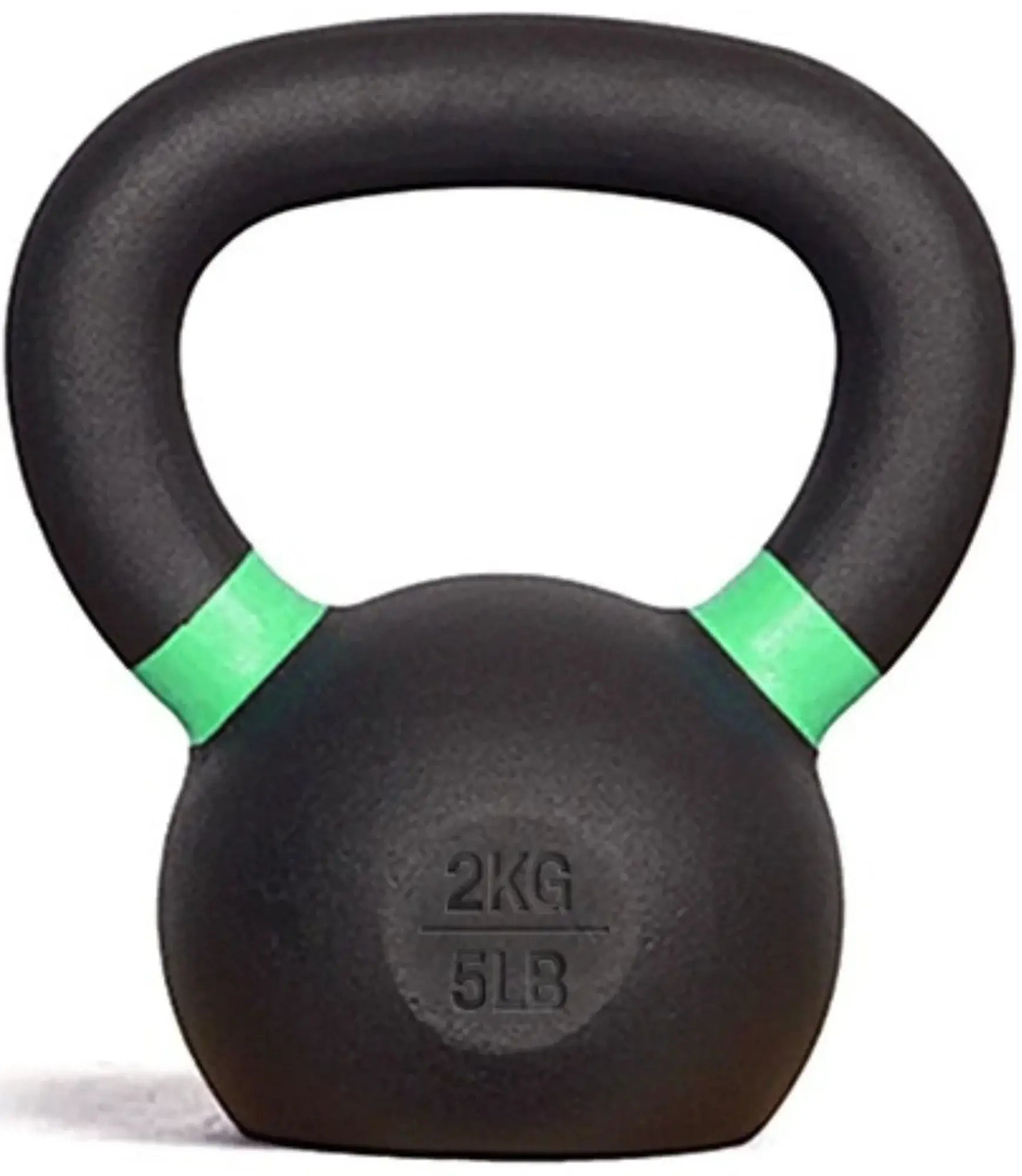 French - Fitness Cast Iron Kettlebell Set 5-80 lbs (New) - Front View
