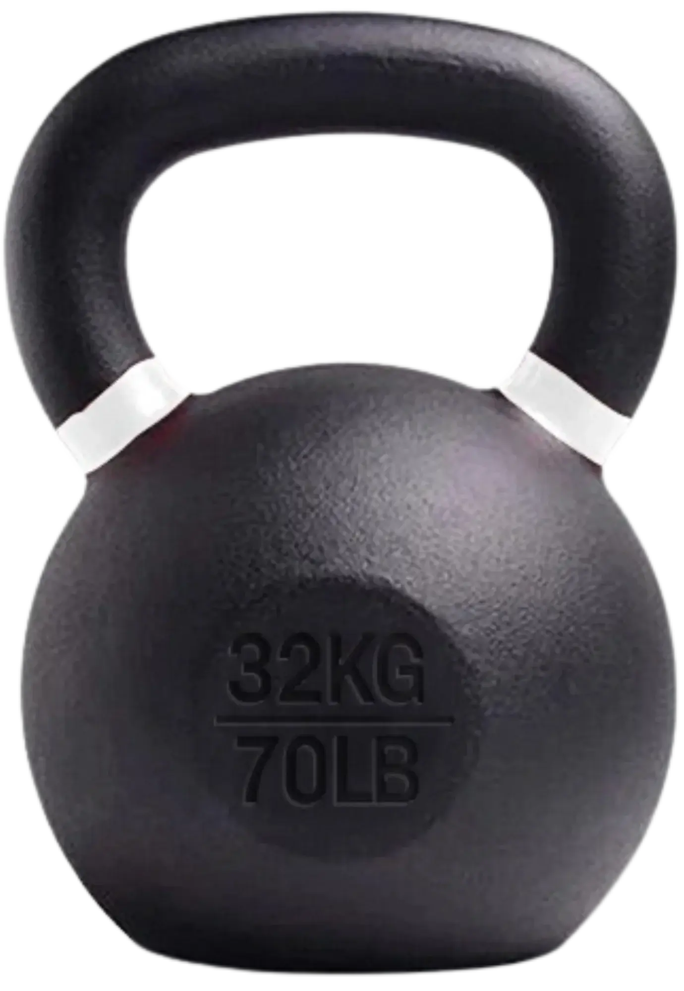 French Fitness - Cast Iron Kettlebell 70 lbs (New) - Front View