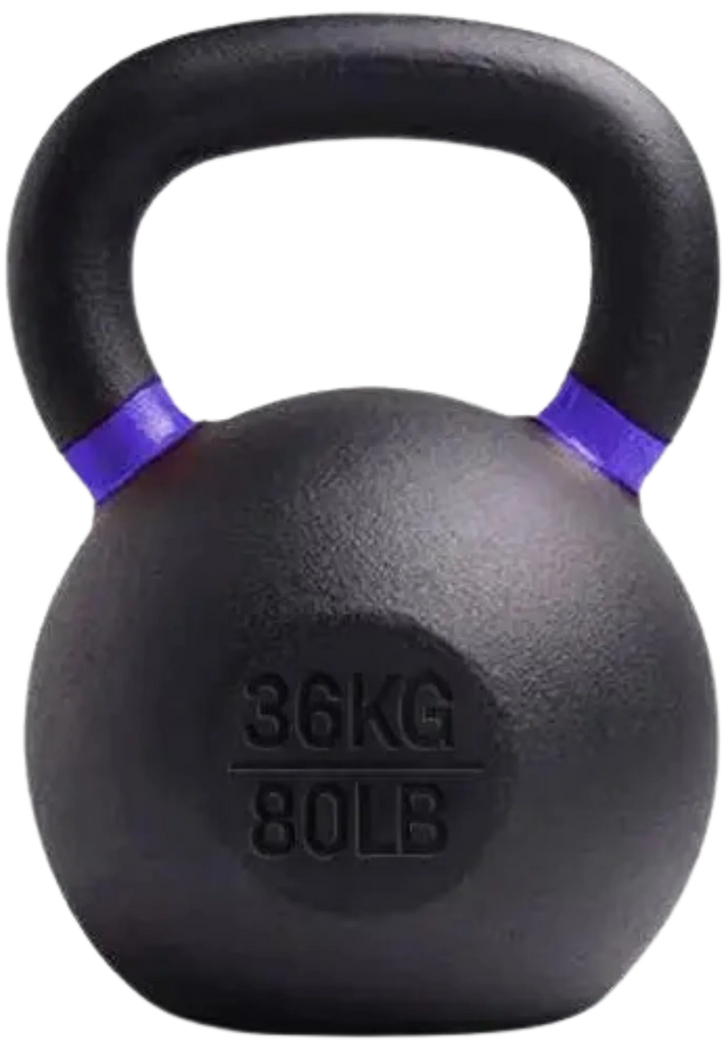 French Fitness Cast Iron Kettlebell 80 lbs (New)
