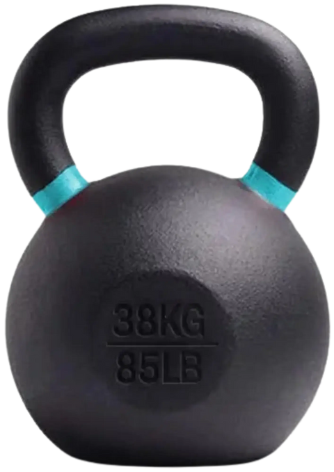French Fitness - Cast Iron Kettlebell 85 lbs (New) - Front View
