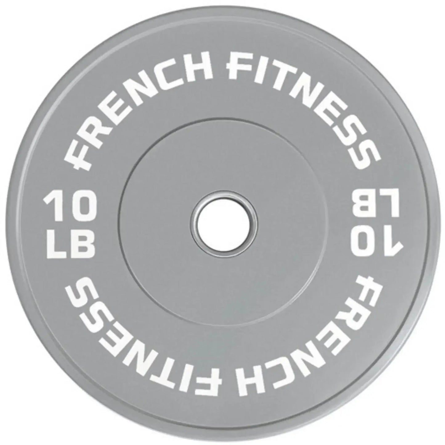 French Fitness Olympic Colored Bumper Plate 10 lbs (New) Image 2