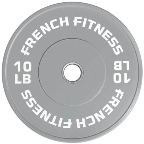French Fitness Olympic Colored Bumper Plate 10 lbs (New) Image 2