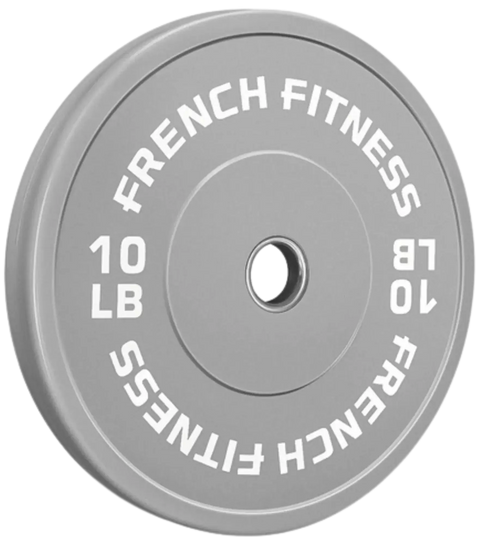 French Fitness Olympic Colored Bumper Plate 10 lbs (New) Image