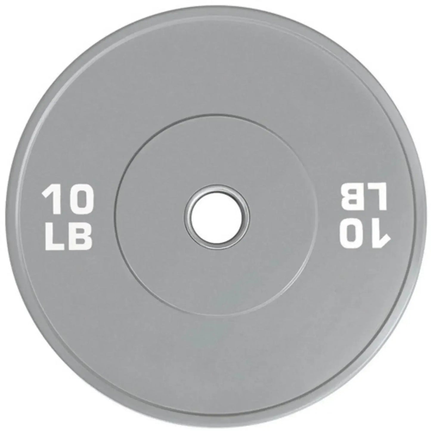 French Fitness Olympic Colored Bumper Plate 10 lbs - Blank (New) Image 2
