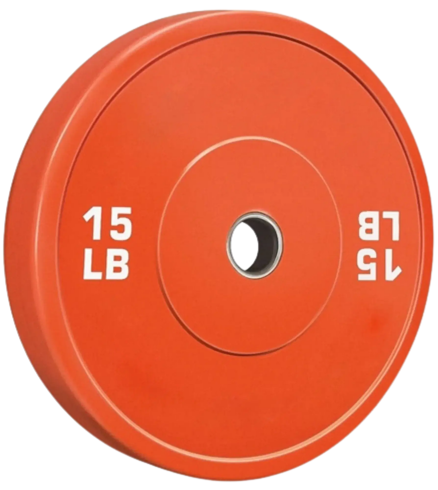 French Fitness Olympic Colored Bumper Plate 15 lbs - Blank (New) Image
