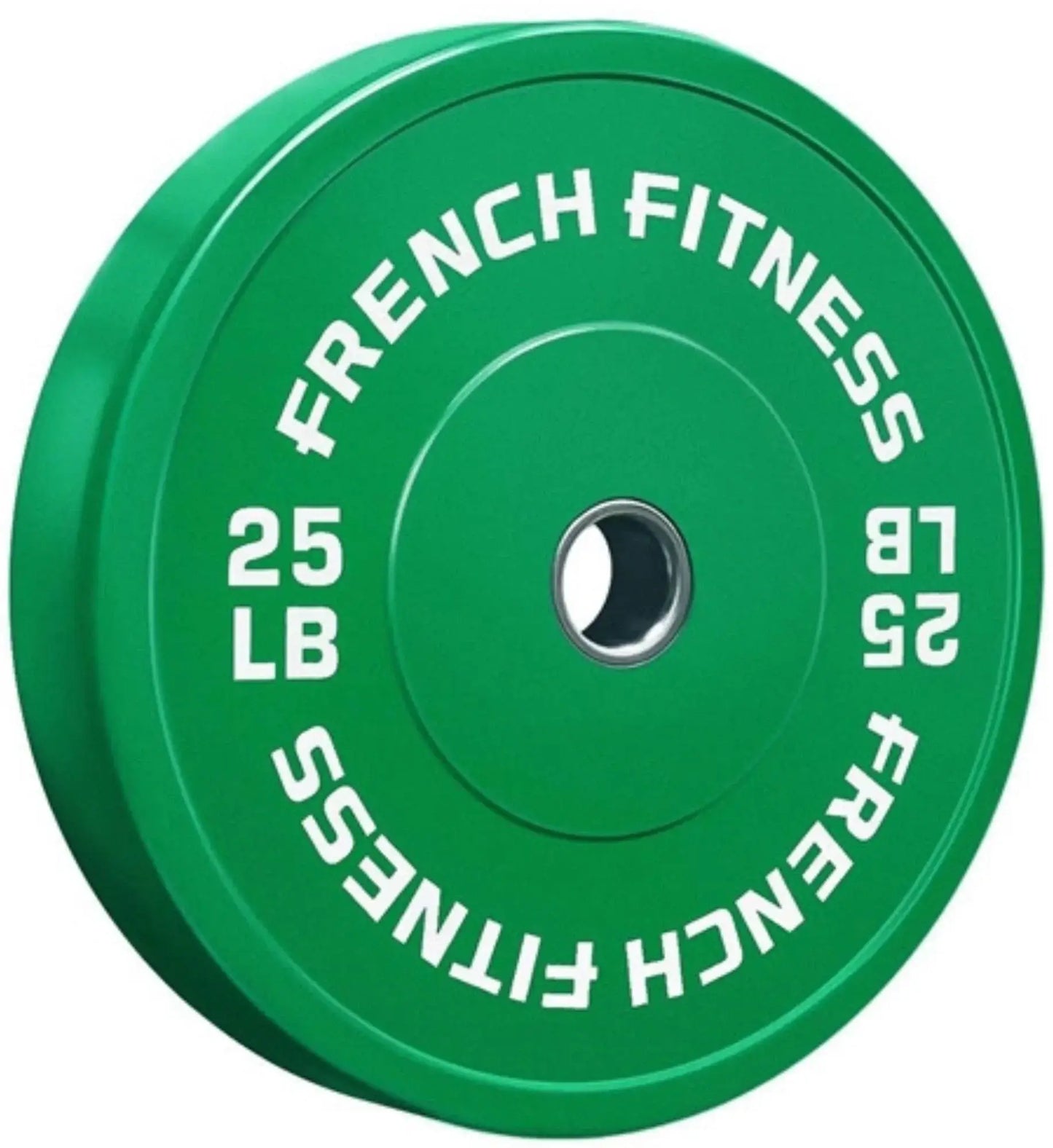 French Fitness Olympic Colored Bumper Plate Set 190 lbs (New) Image 5