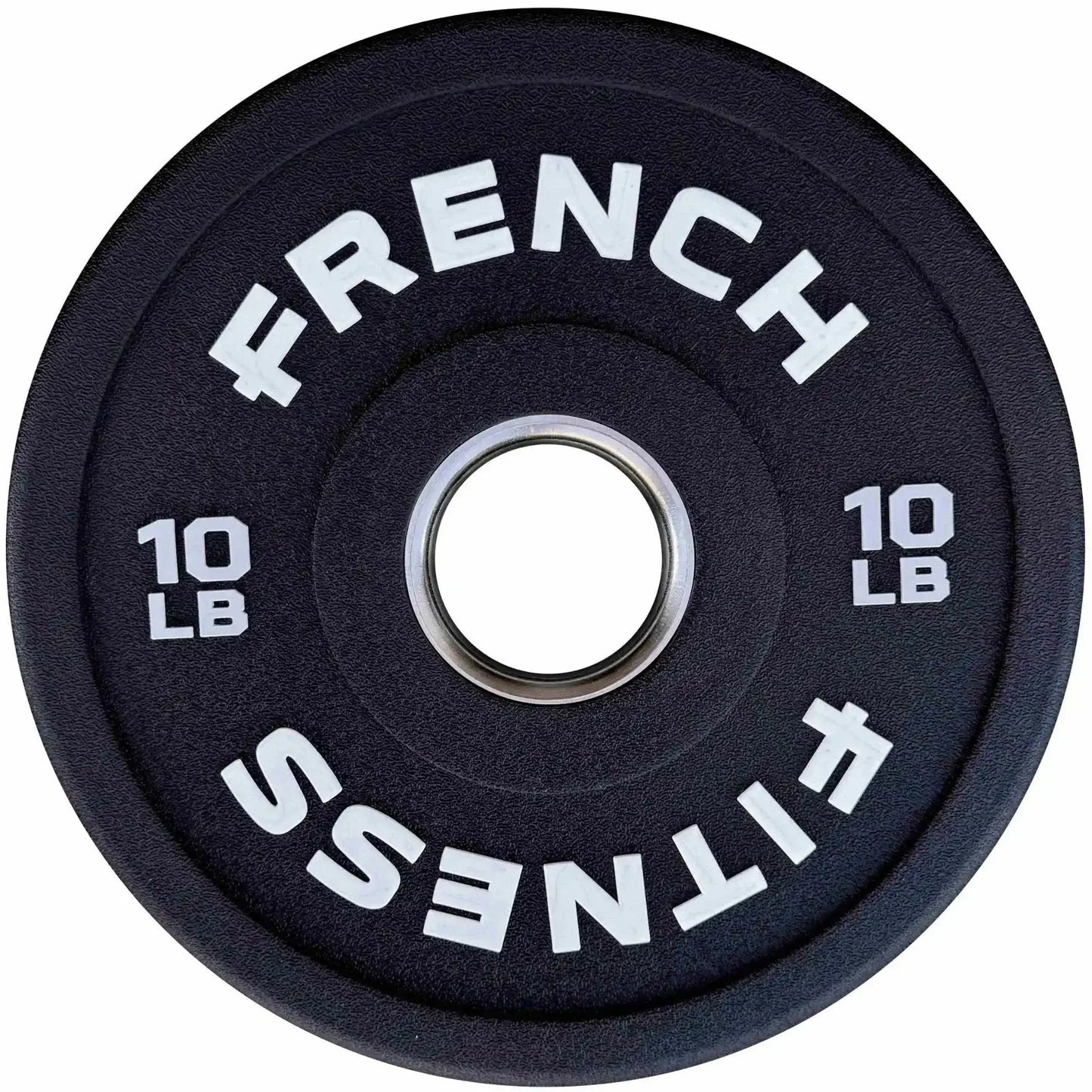 French Fitness Competition Urethane Bumper Plate 10 lb Black (New) Image 2
