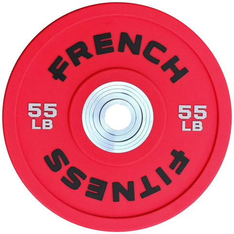 French Fitness Competition Urethane Bumper Plate 340 lb Colored (New)