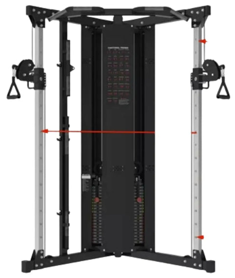 French Fitness DAP50 Dual Adjustable Pulley - 83" Tall (New)
