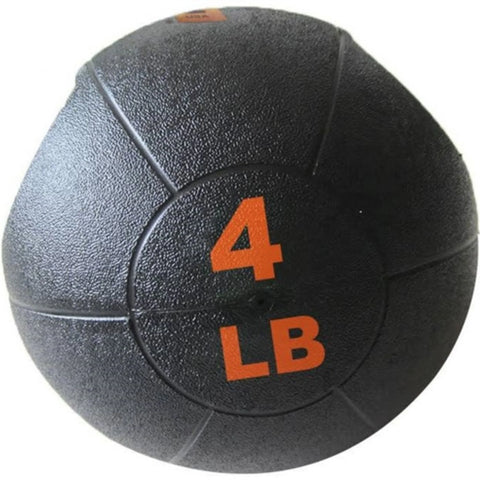 French Fitness Dual Grip Medicine Ball w/Handles 4 lb (New)