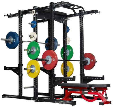 French Fitness DHR80 Double Half Rack / Cage (New)