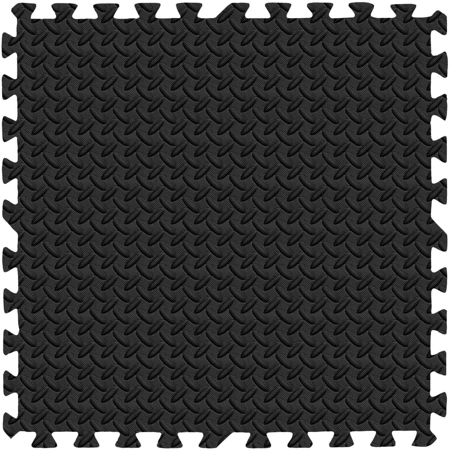 French Fitness - 24" x 24" Eva Interlocking Tiles (New) - Front View
