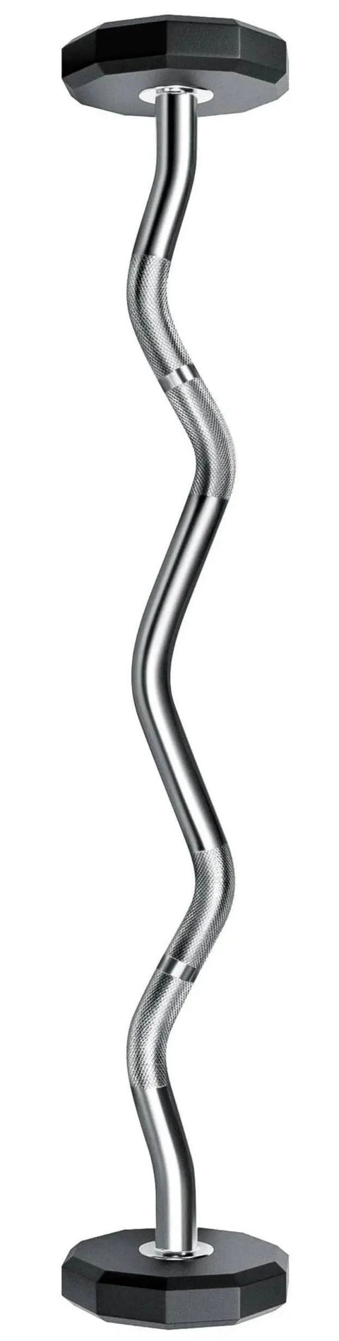French Fitness EZ Curl Urethane Barbell Bar Set of 5 (20-60 lbs) (New)