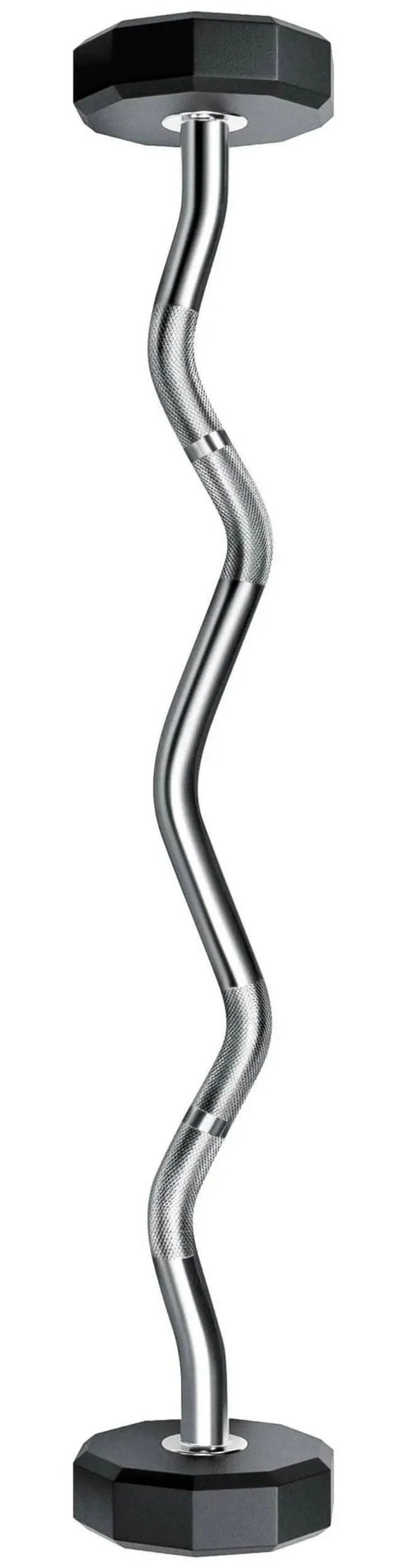French Fitness EZ Curl Urethane Barbell Bar Set of 5 (20-60 lbs) (New)