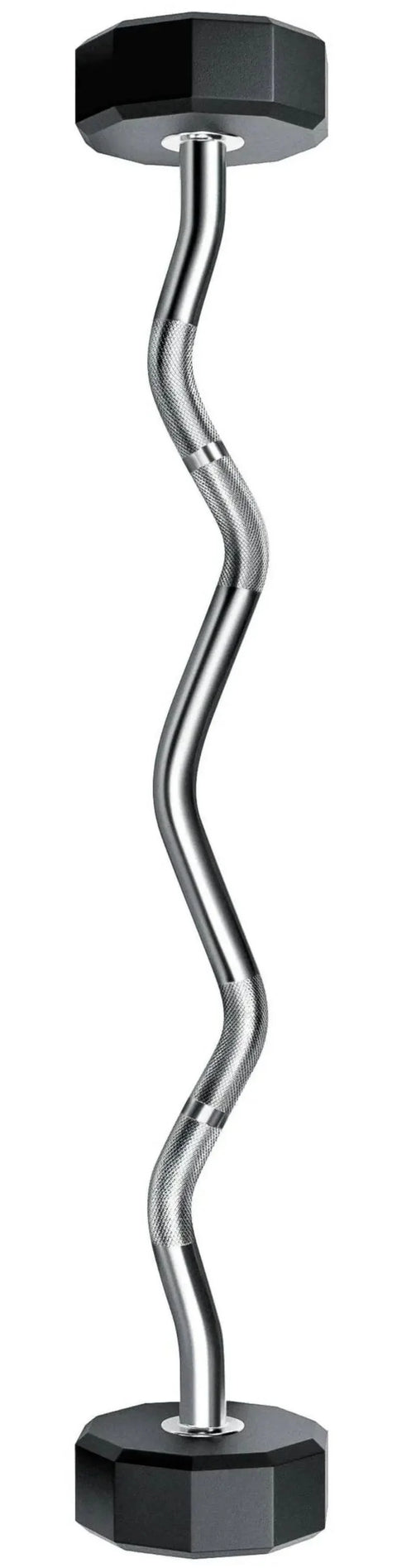 French Fitness EZ Curl Urethane Barbell Bar Set of 5 (20-60 lbs) (New)