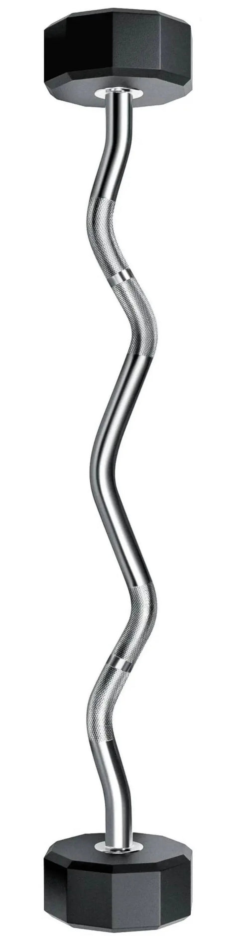 French Fitness EZ Curl Urethane Barbell Bar Set of 5 (20-60 lbs) (New)