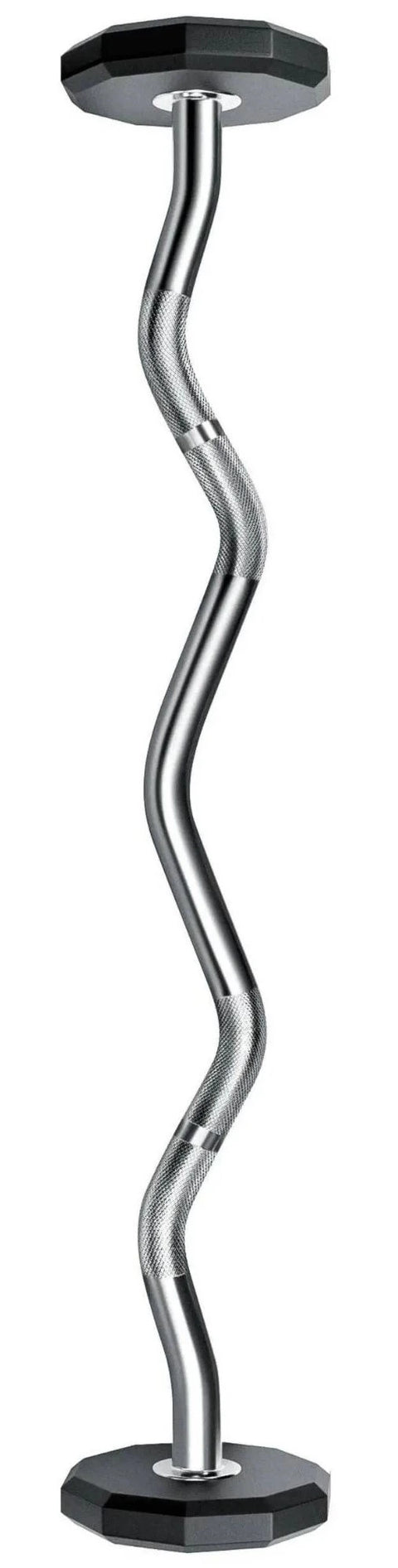 French Fitness EZ Curl Urethane Barbell Bar Set of 5 (25-65 lbs) (New)