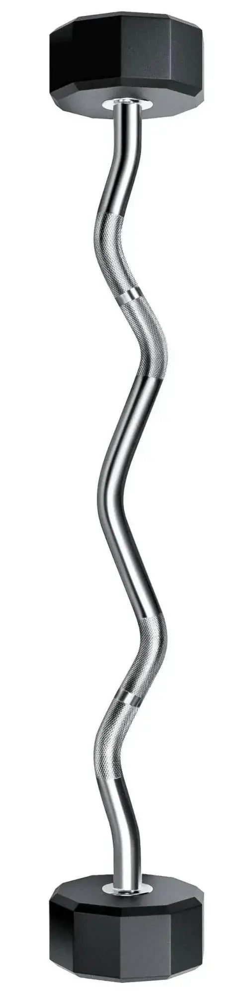 French Fitness EZ Curl Urethane Barbell Bar Set of 5 (25-65 lbs) (New) Image 5