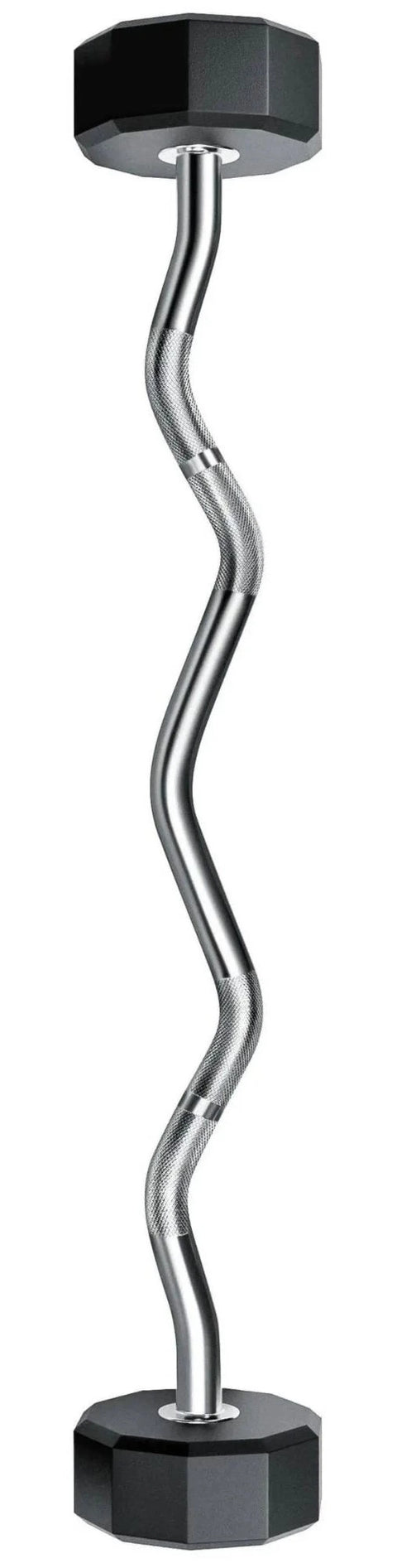 French Fitness EZ Curl Urethane Barbell Bar Set of 5 (25-65 lbs) (New)