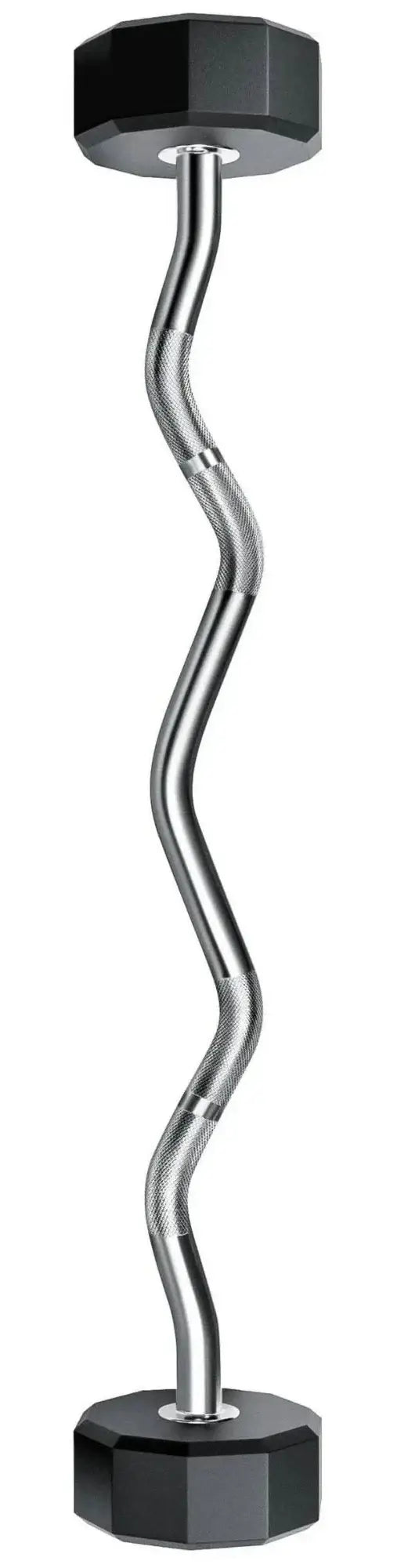 French Fitness EZ Curl Urethane Barbell Bar Set of 5 (25-65 lbs) (New) Image 6