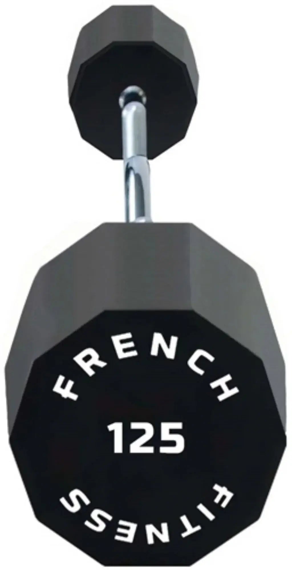 French Fitness EZ Curl Urethane Barbell 125 lbs - Single (New) Image 2