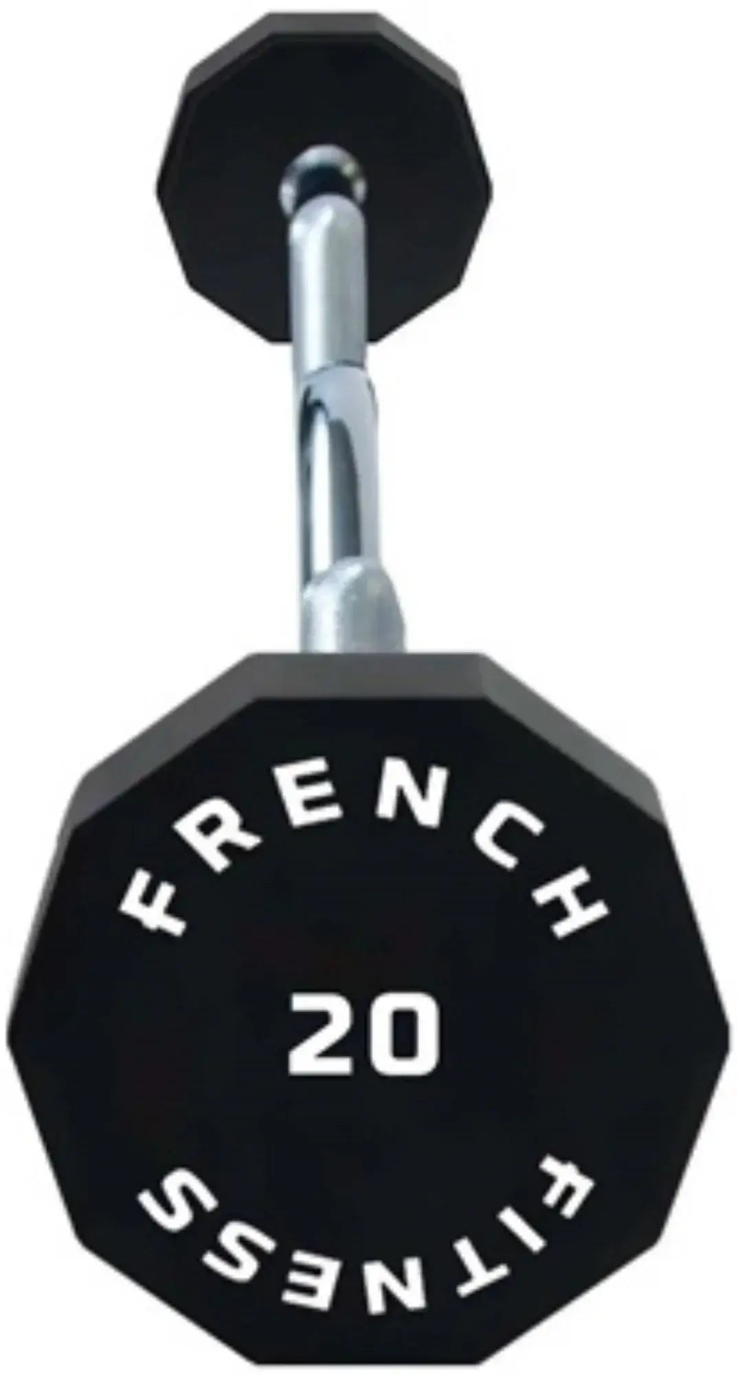 French Fitness EZ Curl Urethane Barbell 20 lbs - Single (New) Image 2